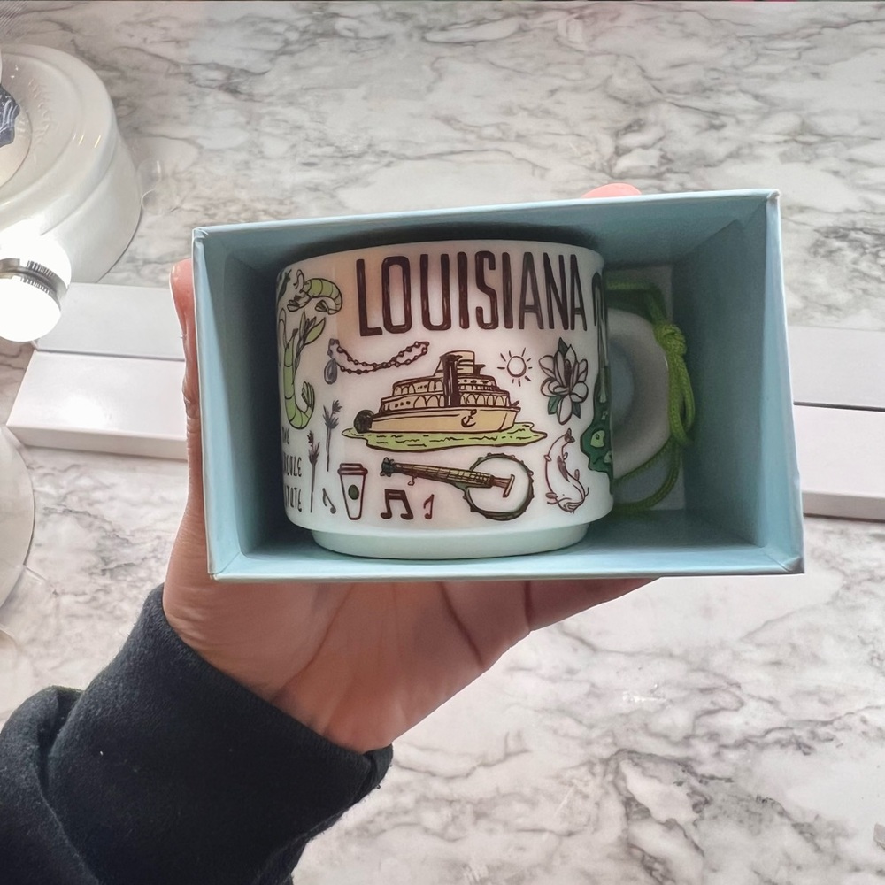 Starbucks Louisiana Mini Mug Ornament